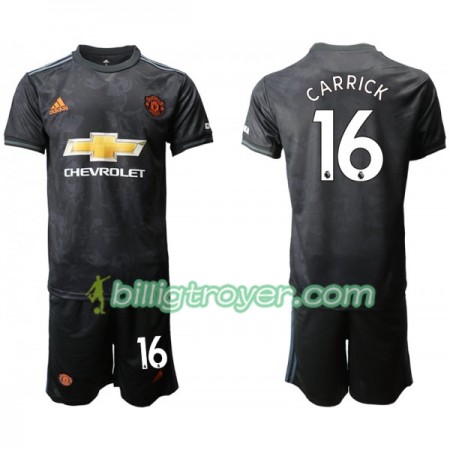 Billige Fotballdrakter Manchester United CARRICK 16 Barn Tredjedraktsett 2019/20 Kortermet